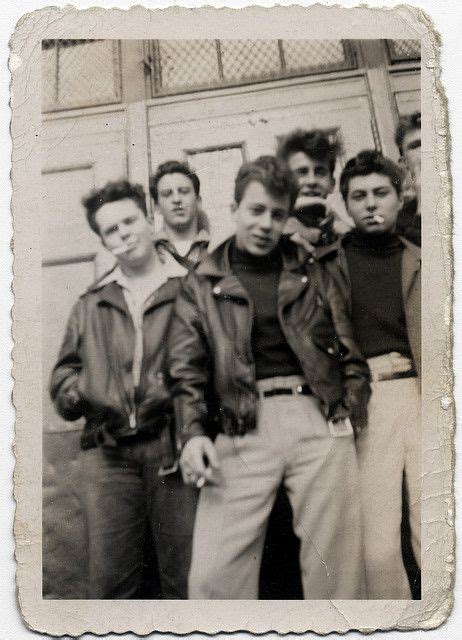 Latino Gang 1950s Young Mens Fashion Greaser Style Mens Fashion