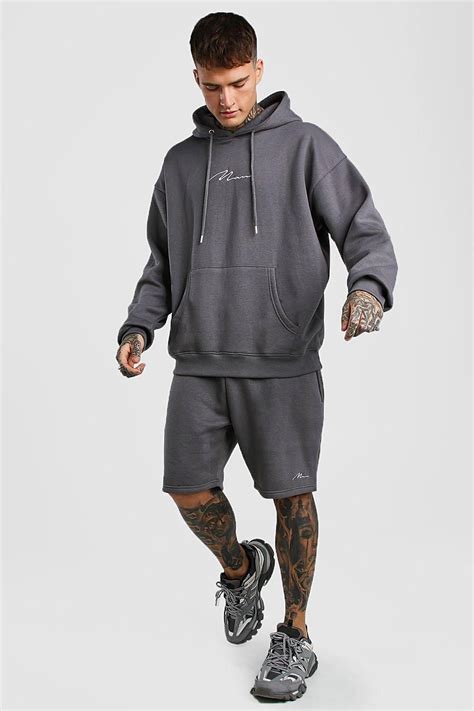 Man Signature Oversized Hoodie And Short Set Aff Ad Affiliate