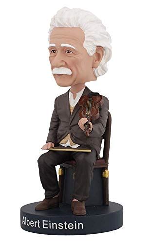 Royal Bobbles Albert Einstein With Violin Bobblehead Premium Polyresin