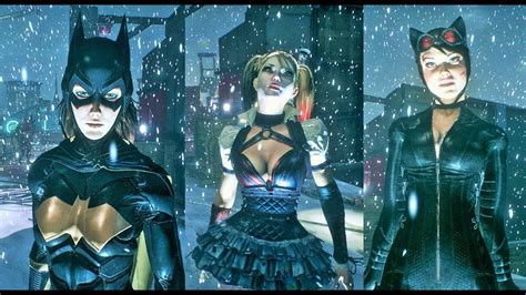 Harley Quinn Vs Batgirl Vs Catwomen Batman Arkham Knight