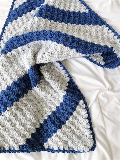 Striped Crochet Baby Blanket Hot Sex Picture