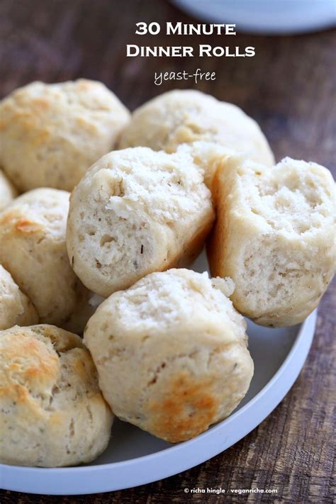 That's where these no yeast dinner rolls come in. Easy Dinner Rolls No Yeast - Vegan Richa
