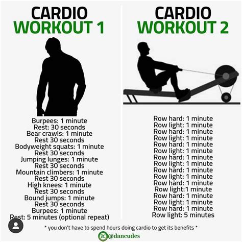 Cardio Workouts For More Fitness Nutrition Info Follow Roballenfitness More Great