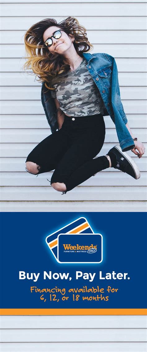 Alternatively you can use the weekendsonly.com web address or the social media accounts below. Apply at weekendsonly.com | Weekends Only Furniture and ...
