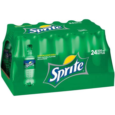 Sprite Caffeine Free Low Sodium Lemon Lime Soda Pop Fl Oz Pack Bottles Walmart Com