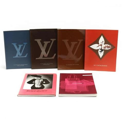 Lot Art Five Louis Vuitton Catalogues And An Yves Saint Laurent