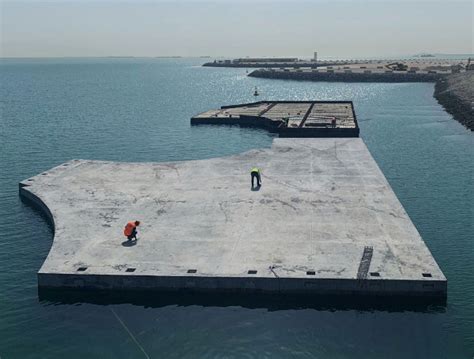Artificial Floating Island At Katara Towers Qatar