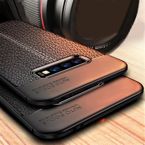 Binbo For Samsung Galaxy S10 Case S10e Leather Luxury Soft Tpu Ultra