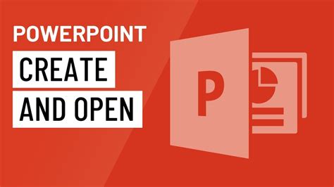 Powerpoint Creating And Opening Presentations Youtube