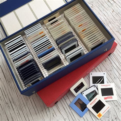 Vintage 35mm Slide Storage Boxes Each Full Of Vintage Slides Etsy Uk