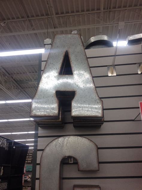 Metal Letters Decor At Hobby Lobby Metal Letter Decor Decorative