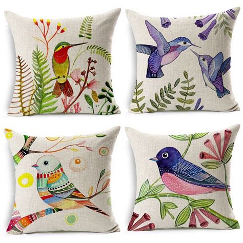 Unique Outdoor Throw Pillows With Birds On Them With Images Hand