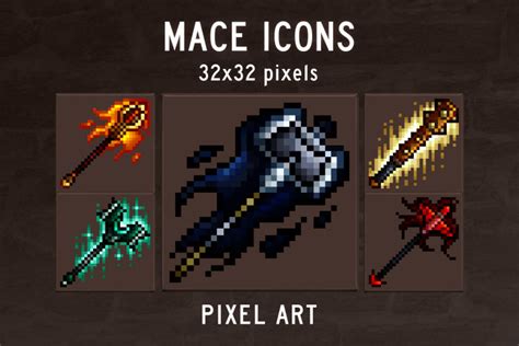 People In Medieval Avatar Icons Pixel Art