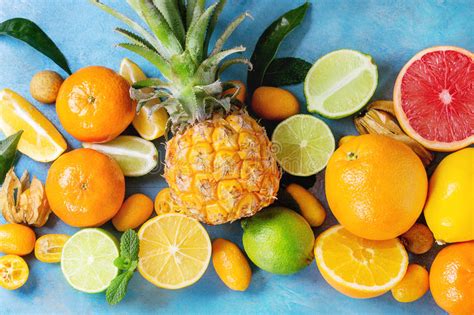 Variety Of Citrus Fruits Stock Image Image Of Color 84057299