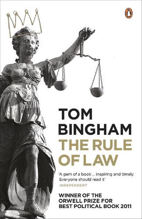 Rule Of Law By Tom Bingham Paperback 9780141034539 Buy Online At