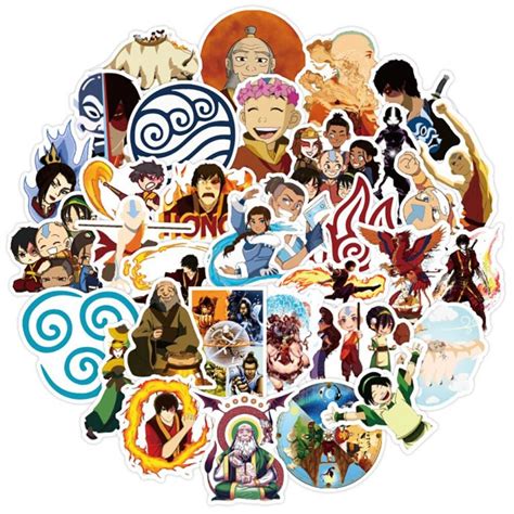 Avatar The Last Airbender Anime Stickers 103050pcs Stickers
