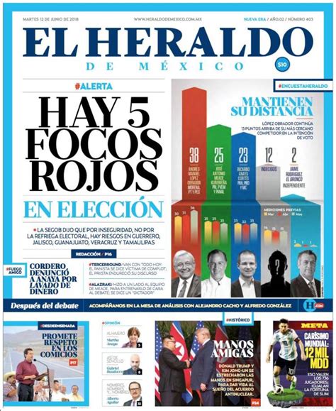 Periódico El Heraldo De México México Periódicos De México Edición