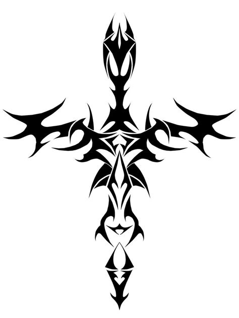 Pictures Of Tribal Crosses Clipart Best