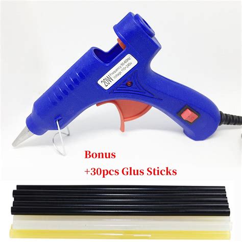 Hot Glue Gun Kits With 30pcs Glue Sticks High Temperature Melting Glue