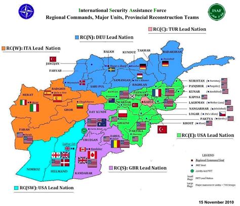 Isaf Bases Afghanistan Map