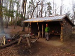 Elements of an Appalachian Trail Shelter - Northeast Tennessee