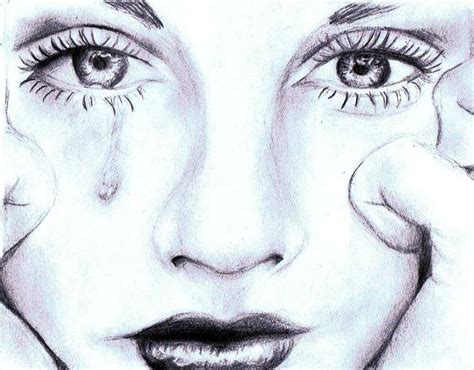 Girl Crying By Passionforwhatilove Art To Draw Cry Drawing
