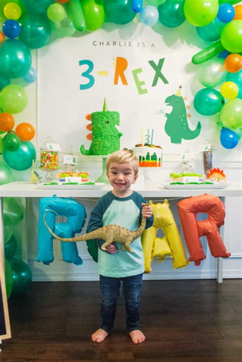 This 3 Rex Birthday Party Is A Roaring Good Time Project