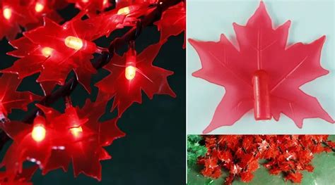 Outdoor Led Lighted Artificial Red Maple Tree Buy Maple Tree