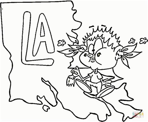 Louisiana State Symbols Coloring Pages Coloring Home