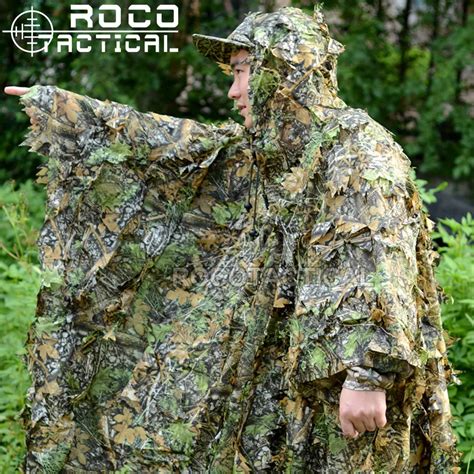 Rocotactical Ultralight Breathable Sniper Ghillie Poncho Lightweight