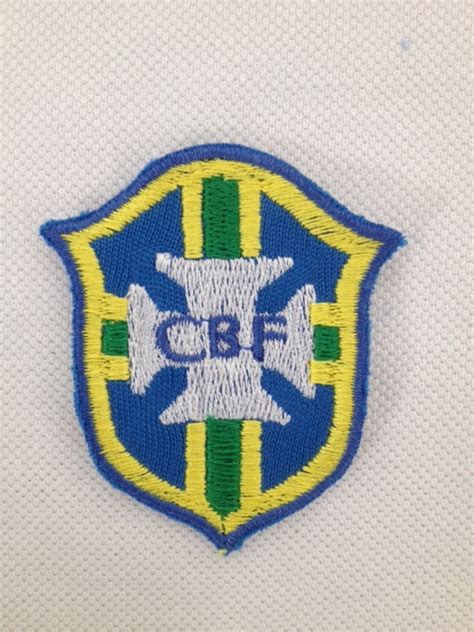 Bordado Termocolante Seleção Brasileira CBF cm Elo