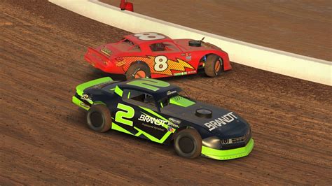 Iracing Rookie Dirt Street Stock At Lanier Youtube