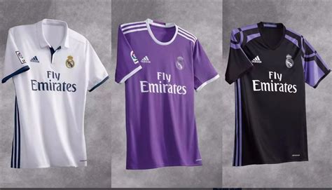 Unfortunately we cannot provide you info about the away kit, but stay tuned with us as there will be updation on this page. Jersey Real Madrid 2016 - 2017 Blanca Violeta Envio Gratis - $ 499.00 en Mercado Libre