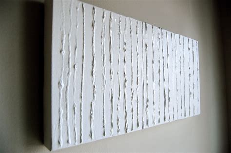 White Painting Diy Wall Art Diy Canvas Art Glue Art