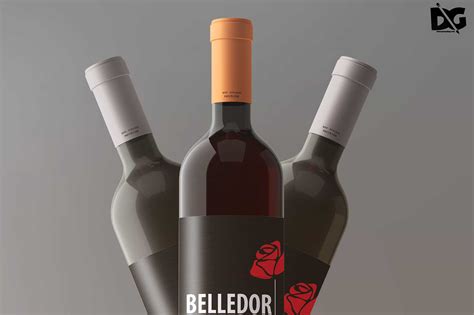 Premium Wine Bottle Label Mockups On Behance