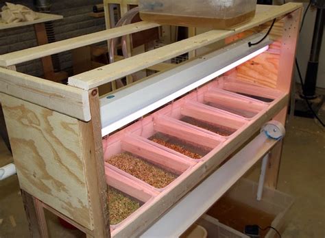 How to build a fodder system and save money! Aquaponics Design : homemade hydroponic fodder system