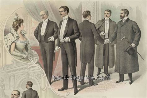 Menswear From 1890s Formal Mens Fashion 1890s Mens Fashion Tuxedo