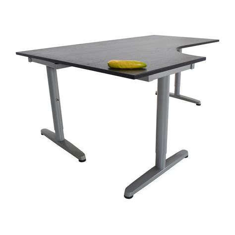 Even if the looks has changed, don't worry: 85% OFF - IKEA Galant Corner Desk / Tables