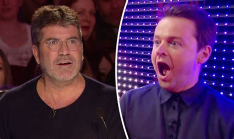 britain s got talent s ant and dec outraged over this simon cowell jibe tv and radio showbiz