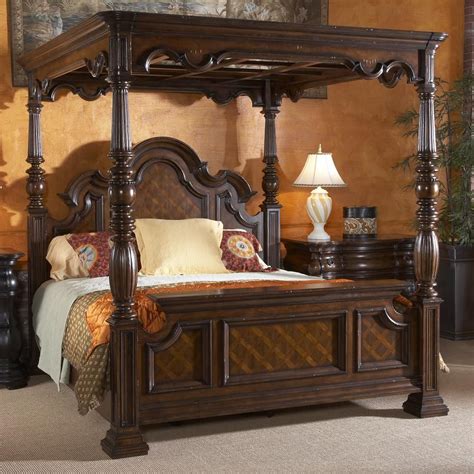 Canopy beds are fancy and luxurious, probably the reason why they were once a reserve for the wealthy. Villa Cascina California King Canopy Bed by Fine Furniture ...