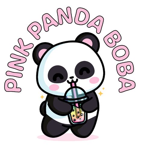 Pink Panda Boba