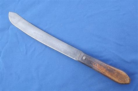 Antique J Askham And Son Sheffield Wapacut Large Butcher Knife From The