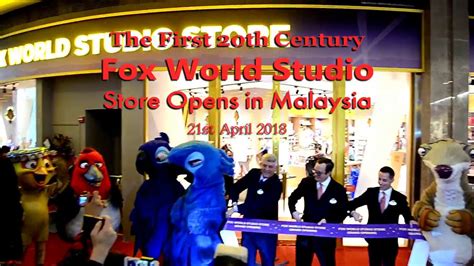 Resorts world genting (rwg) has secured the licensing partnership with twentieth century fox consumer products to develop the first international twentieth century fox theme park, which is due to open in 2016. 20th Century Fox World Store Genting Malaysia - YouTube