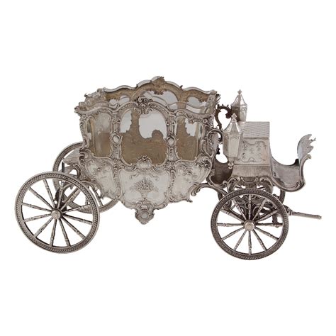 Antique German Silver Carriage Manhattan Art And Antiques Center