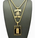 Gold Plated Death Row Records Pendant – DatNewIce