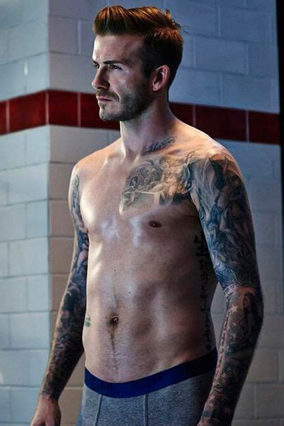 David Beckham Strips Down To His Underwear In New Handm Shots Marie