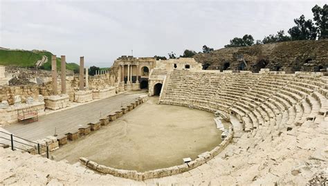 Ancient Roman Theatre In Beit Shean From My Recent Trip To Israel Oc