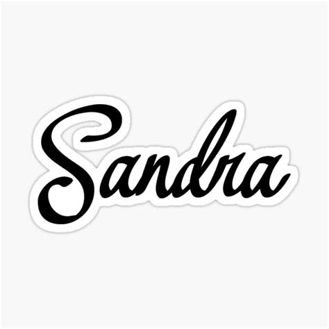 Sandra Sticker By Shalomjoy Redbubble