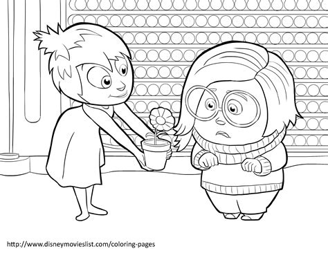 :) once purchased, you will receive a pdf file, 6 pages of coloring pages. Disney's Inside Out Coloring Pages Sheet, Free Disney Printable Inside Out Color Page (With ...
