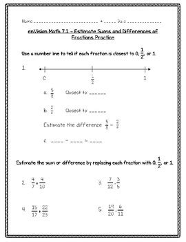 This quiz is only available for magoosh sat premium users. enVision Math 5th Gr - Topic 7 7.1 Estimate Sums and ...